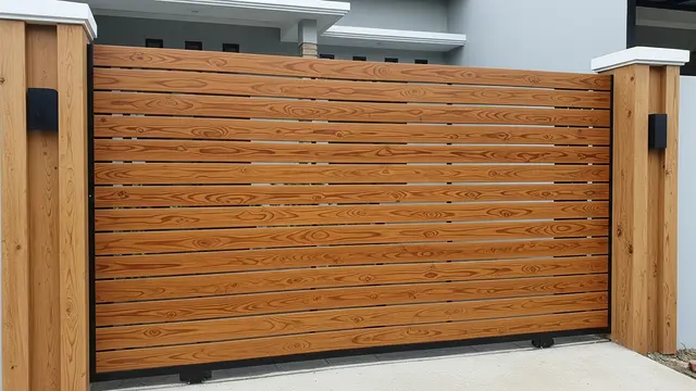 Pagar Kombinasi Pipa PVC dan Kayu