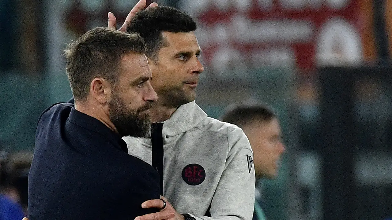 Daniele De Rossi dan Thiago Motta