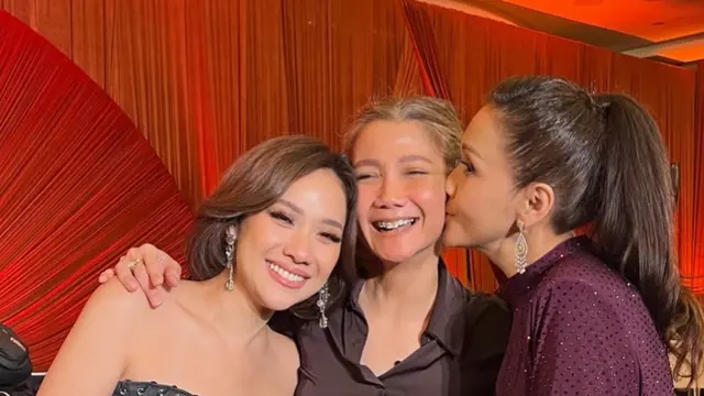 Bunga Citra Lestari saat Hadir di Ulang Tahun Maia Estianty ke-50. [@bumiauw]