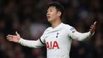 Son Heung-min tampil impresif saat membawa Tottenham Hotspur menang 4-1 atas tamunya Newcastle United pada laga pekan ke-16 Liga Inggris 2023/2024 di Tottenham Hotspur Stadium, London, Senin (11/12/2023) dini hari WIB. Satu gol dan dua assist disumbangkannya lewat gocekan-gocekan maut yang membuat pertahanan tim tamu kelabakan. Tiga gol lainnya dicetak masing-masing oleh Destiny Udogie dan brace dari Richarlison. (AFP/Adrian Dennis)