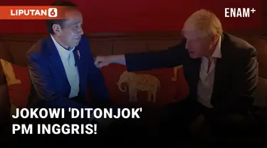 Jokowi 'Ditonjok' PM Inggris