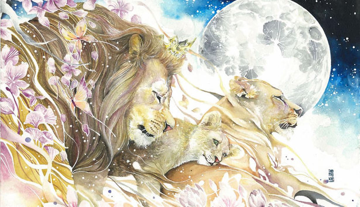 Hanya Dengan Cat  Air  Pria Ini Buat Ilustrasi Gambar  Hewan  