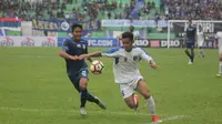 Duel uji coba Arema Vs PSIS di Stadion Gajayana, Malang, Kamis (4/1/2018). (Bola.com/Ronald Seger Prabowo)