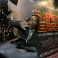 Yayan senang bisa ikut terlibat dalam pembuatan film Satria Heroes: Revenge of Darkness. Ia berharap, kedepan makin banyak lagi karya anak bangsa dengan tema superhero. (Galih W. Satria/Bintang.com)