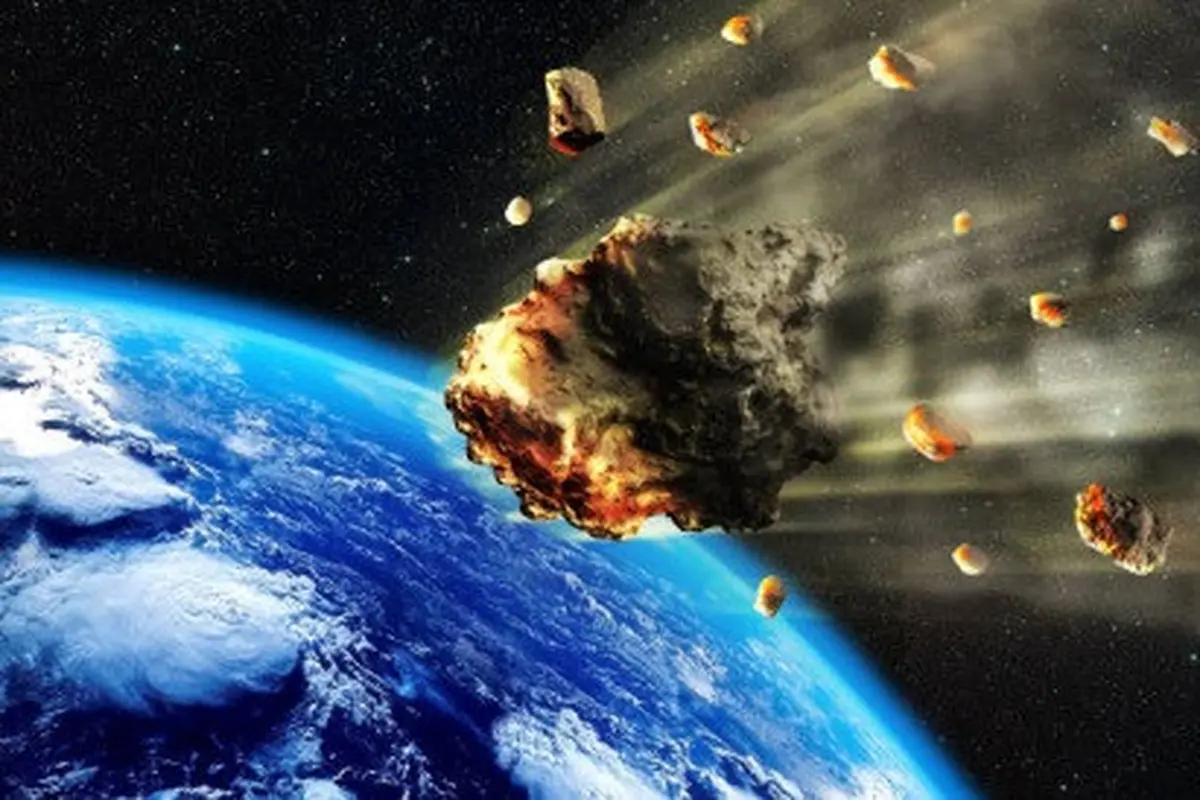 ilustrasi asteroid.