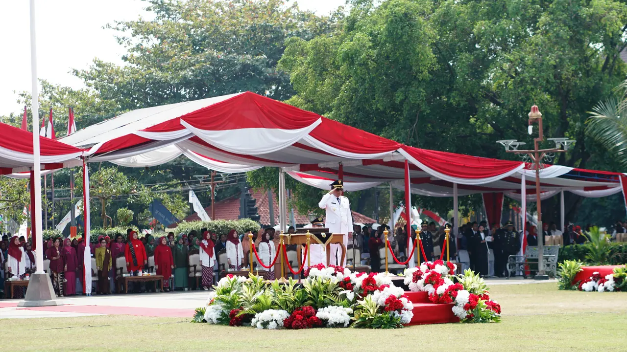 Momen Khidmat Mendadak Jadi Sorotan, Plt Bupati Pati Salah Ucap Sila Kedua Pancasila