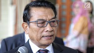 Kepala Staf Presiden RI, Jenderal TNI (Purn) Moeldoko. (Liputan6.com/Faizal Fanani)