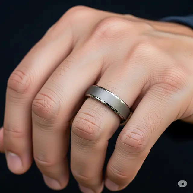 Model Cincin Pria Elegan untuk Nikah. Foto: Gemini