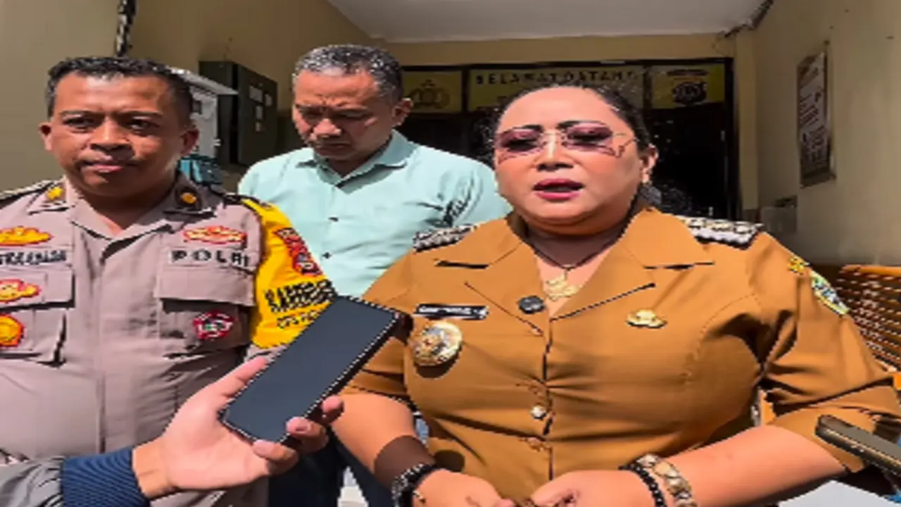 Bupati bersama Kabag Ops Polres Gunungkidul
