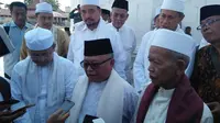Reaksi Kiai dan Ulama se-Banten soal pembakaran bendera HTI (Liputan6.com/Yandhi Deslatama)