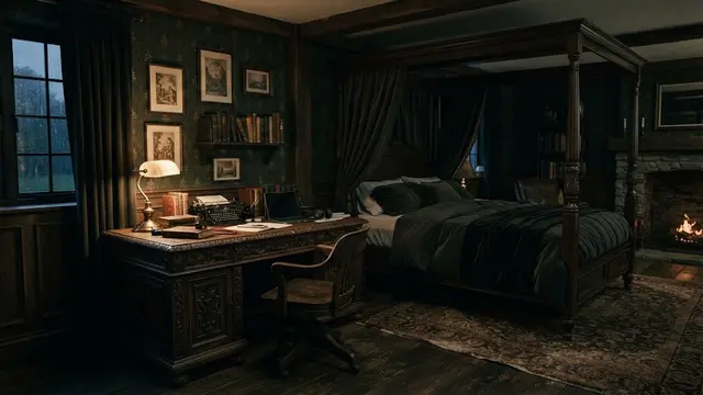 Inspirasi Ruang Kerja di Dalam Kamar Tidur