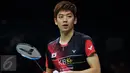 Pebulutangkis ganda putra Korsel, Lee Yong Dae saat laga melawan Chai Biao/Hong Wei (Tiongkok) di final BCA Indonesia Open 2016, Jakarta, Minggu (5/6/2016). Lee Yong Dae/Yoo Yeon Seong unggul 13-21, 21-13, 21-16. (Liputan6.com/Helmi Fithriansyah)