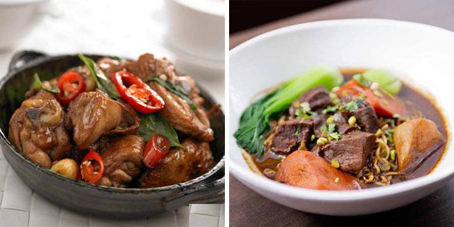 San Bei Chicken, Taiwan Spicy Braised Beef Noodle (ki-ka). Foto: dok. Vemale.com