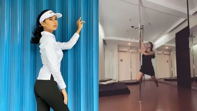 6 Potret Soraya Rasyid saat Berlatih Pole Dance, Memukau