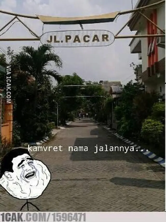 Nama jalan nyeleneh (Ist)