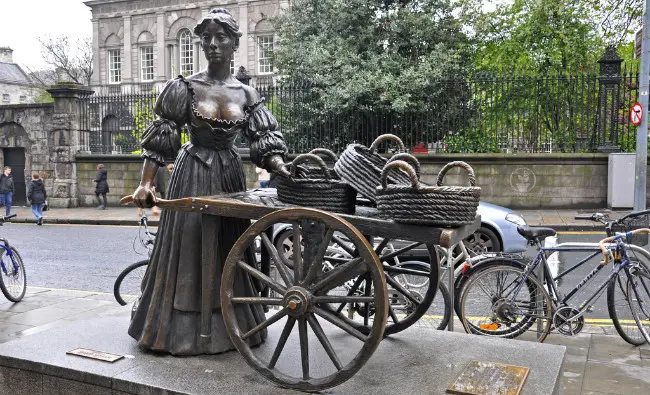 Patung Molly Malone di Dublin, Irlandia. (Sumber Flickr)