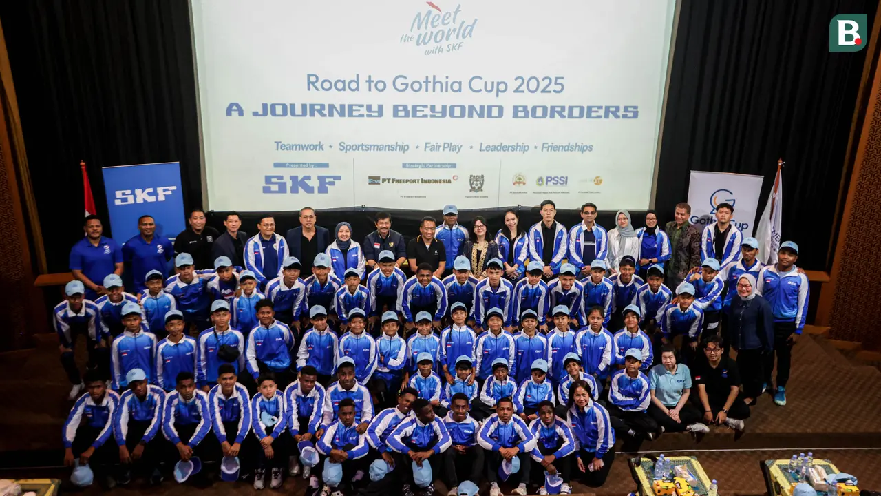 Foto: Pelepasan Papua Football Academy sebelum Berlaga di Ajang Gothia Cup 2025