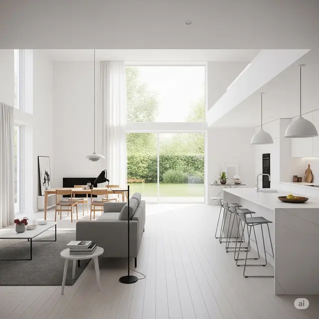 Inspirasi Rumah Open Space Sederhana. Foto: Gemini