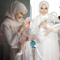 Lihat di sini beberapa potret gaya Bella Bonita yang lebih santun tertutup setelah melahirkan.