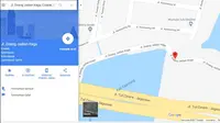 Ilustrasi Jalan Doang Jadian Kaga di Google Maps