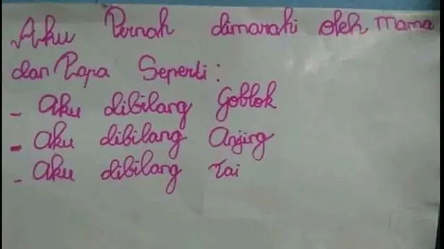 7 Surat Curhatan Anak ke Orangtua Ini Bikin Sedih
