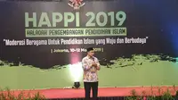 Menteri Agama Lukman Hakim Saifuddin. (Liputan6.com/ Nanda Perdana Putra)