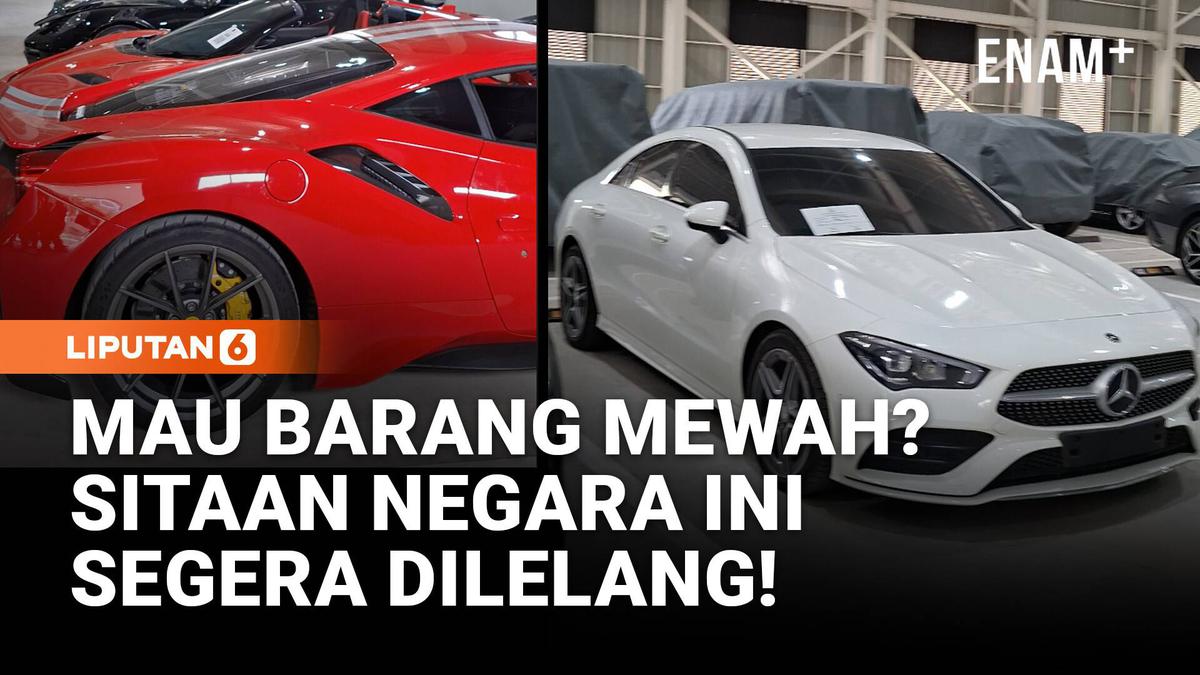 Ratusan Aset Sitaan Negara Dilelang, Nilainya Tembus Rp100 Miliar!