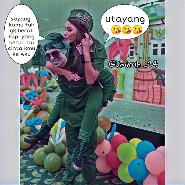 6 Editan Foto Atta Halilintar dan Aurel Hermansyah Berbagai Profesi Ini Kocak