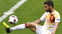 Gelandang tim nasional Spanyol, Cesc Fabregas. (AFP/Philippe Lopez)