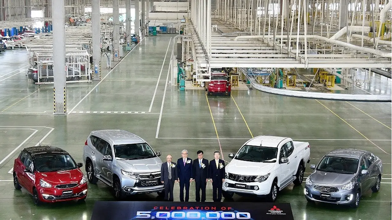 Mitsubishi Motors Thailand produksi 5 juta unit