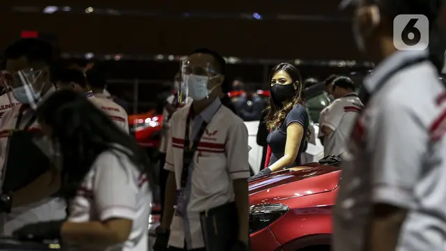 FOTO: Suasana Pameran Otomotif IIMS Hybrid 2021