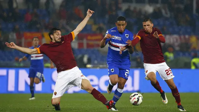 Sampdoria Kalahkan tuan Rumah AS Roma 2-0