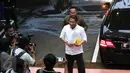 Menteri Komunikasi dan Informasi (Menkominfo) Rudiantara usai menjelaskan perihal polemik Uber dan Grab Car kepada wartawan di Kemenkominfo, Jakarta, Selasa (15/3/2016). (Liputan6.com/Angga Yuniar)