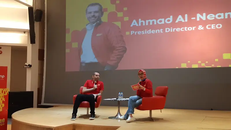 Perkenalan Direktur Utama Indosat Ooredoo Ahmad Abdulaziz A A Al-Neama dengan media di Jakarta, Jumat (2/8/2019)