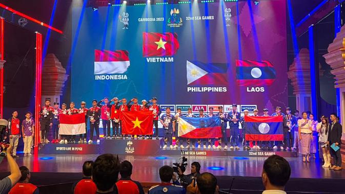 <p>Timnas CrossFire sumbang medali perak untuk Indonesia di SEA Games 2023 Kamboja. (Doc: PB ESI)</p>