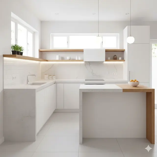 Dapur Cor Minimalis (Foto: Gemini AI)