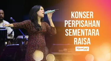 Sedang hamil, Raisa siapkan Konser Fermata sebagai perpisahan sementara.