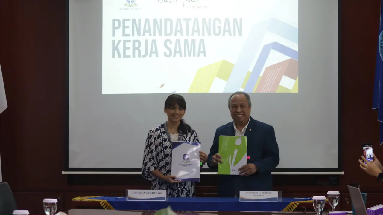 Hadirkan Program Beasiswa, Yayasan Bulir Padi Bermitra dengan Universitas Terbuka