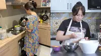 Gaya selebriti masak di dapur (Sumber: Instagram/ruben_onsu)
