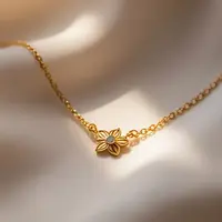 Kalung Motif Floral Islami/AI