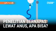 Para peneliti di Jepang sedang menguji sebuah proses yang dikenal sebagai ventilasi enteral. Proses ini memompa cairan kaya akan oksigen ke dalam anus.