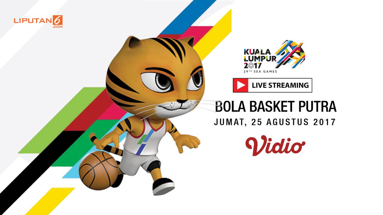 Banner Livestreaming Basket Putra sea games 2017