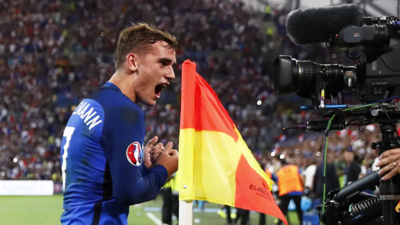 Striker Timnas Prancis Antoine Griezmann (Reuters)