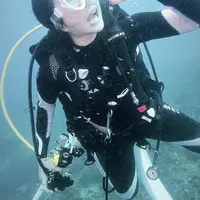 Tampilan Gisella Anastasia saat Diving