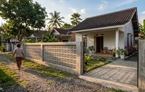 8 Desain Pagar Rumah Sederhana di Desa Tanpa Tembok Tinggi yang Estetik dan Murah