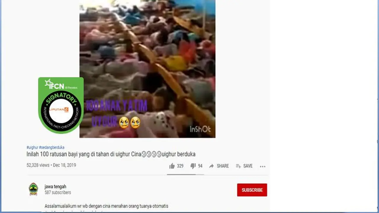 [Cek Fakta] Viral Video Anak-Anak Uighur Ditahan China, Fakta atau Hoaks?