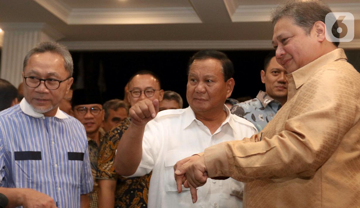 Koalisi Indonesia Maju resmi mengusung Gibran Rakabuming Raka sebagai Bakal Calon Wakil Presiden pada Pemilu 2024 mendampingi Prabowo Subianto. (Liputan6.com/Herman Zakharia)
