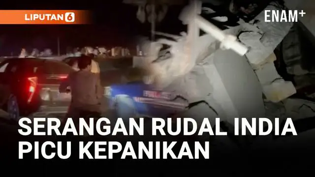 VIDEO: Serangan Rudal India Picu Kepanikan Warga Pakistan