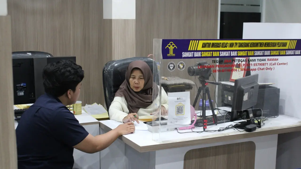 Selama Januari 2026, sebanyak 10.419 paspor diterbitkan Kantor Imigrasi Kelas I Non TPI Tangerang (Istimewa)