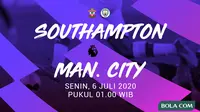 Premier League - Southampton Vs Manchester City (Bola.com/Adreanus Titus)